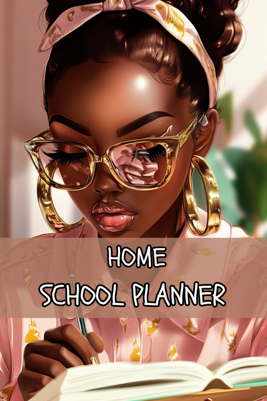 Digital & Printable Student Planner | PLR Academic Organizer | Editable Canva Template w/ Master Resell Rights