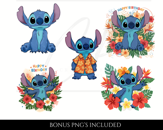 STITCH Cartoon png|Clip Art| Png Images|Graphic Art Png|Digital Art Digital Download|Graphic Design|Sublimation| Cartoon Characters PNG