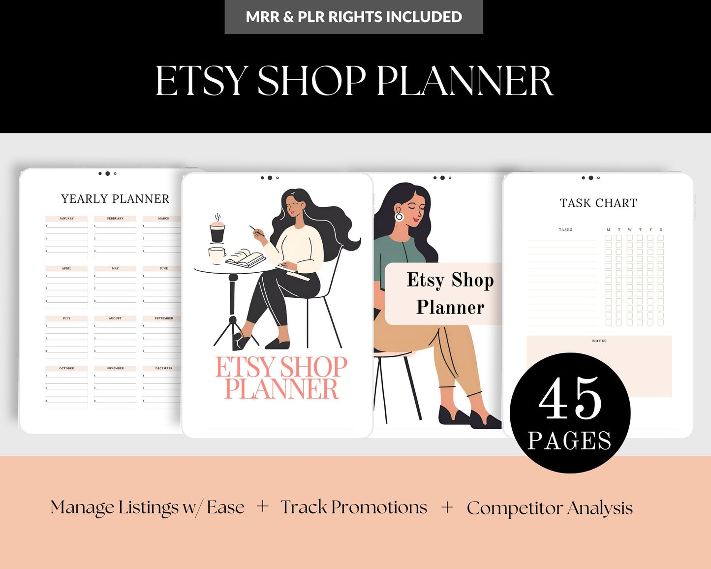 MRR & PLR Etsy Shop Planner