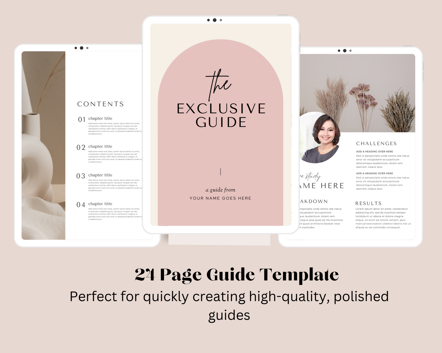 Guide/Ebook Template |Canva | Business Guide Template |Canva Template| Lead Magnet | Course Creator Template