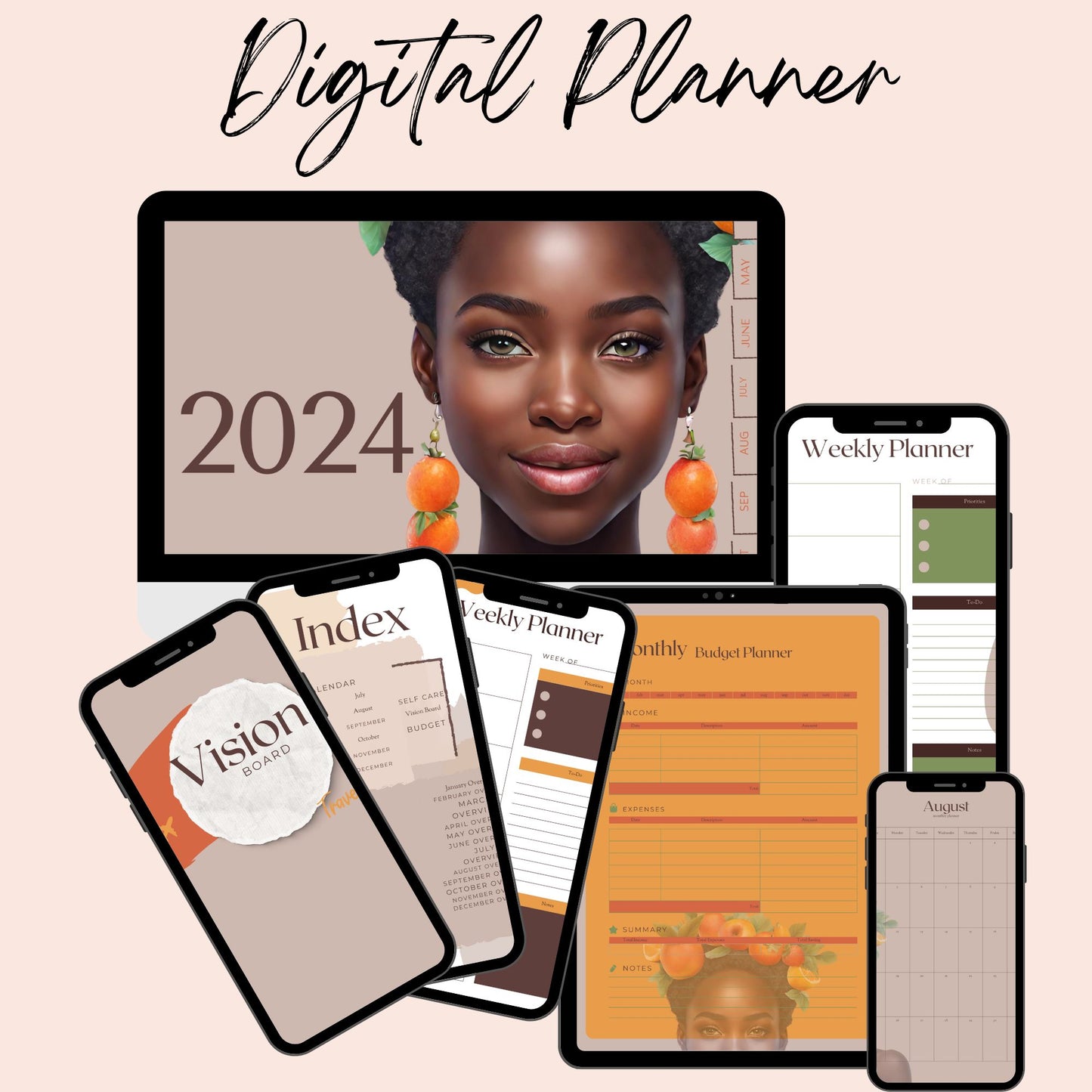 2024 Monthly Digital Planner