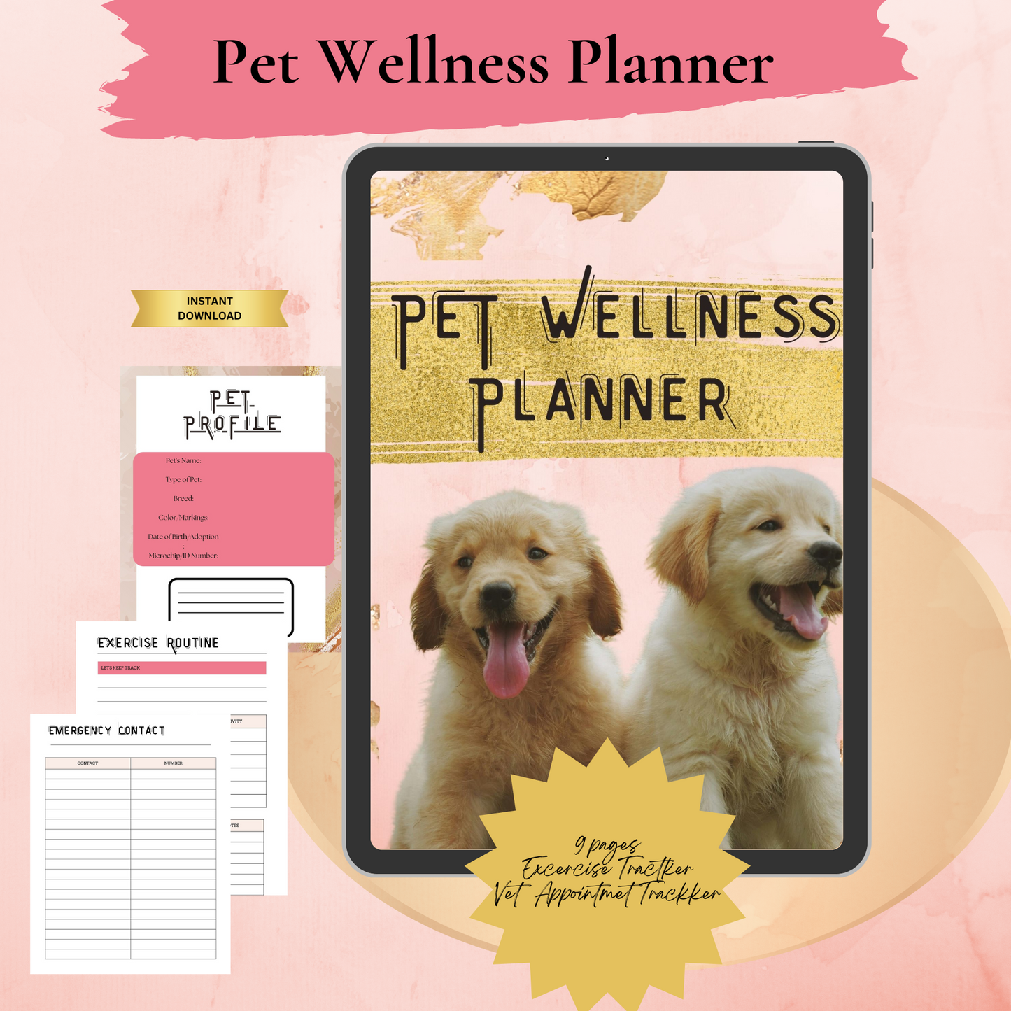 Digital  Pet Wellness Planner