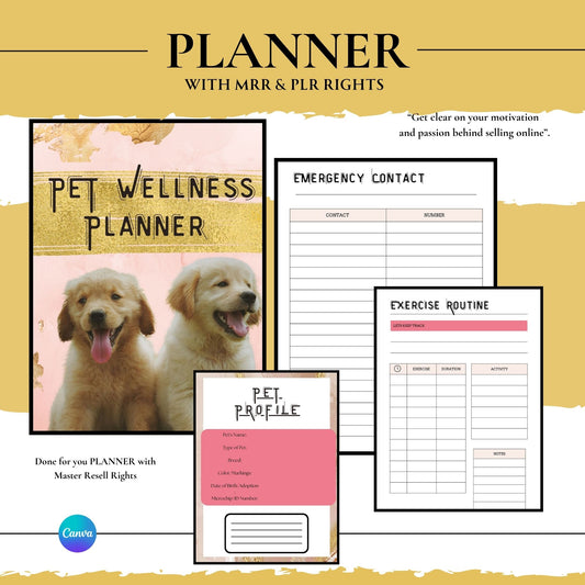 Digital  Pet Wellness Planner