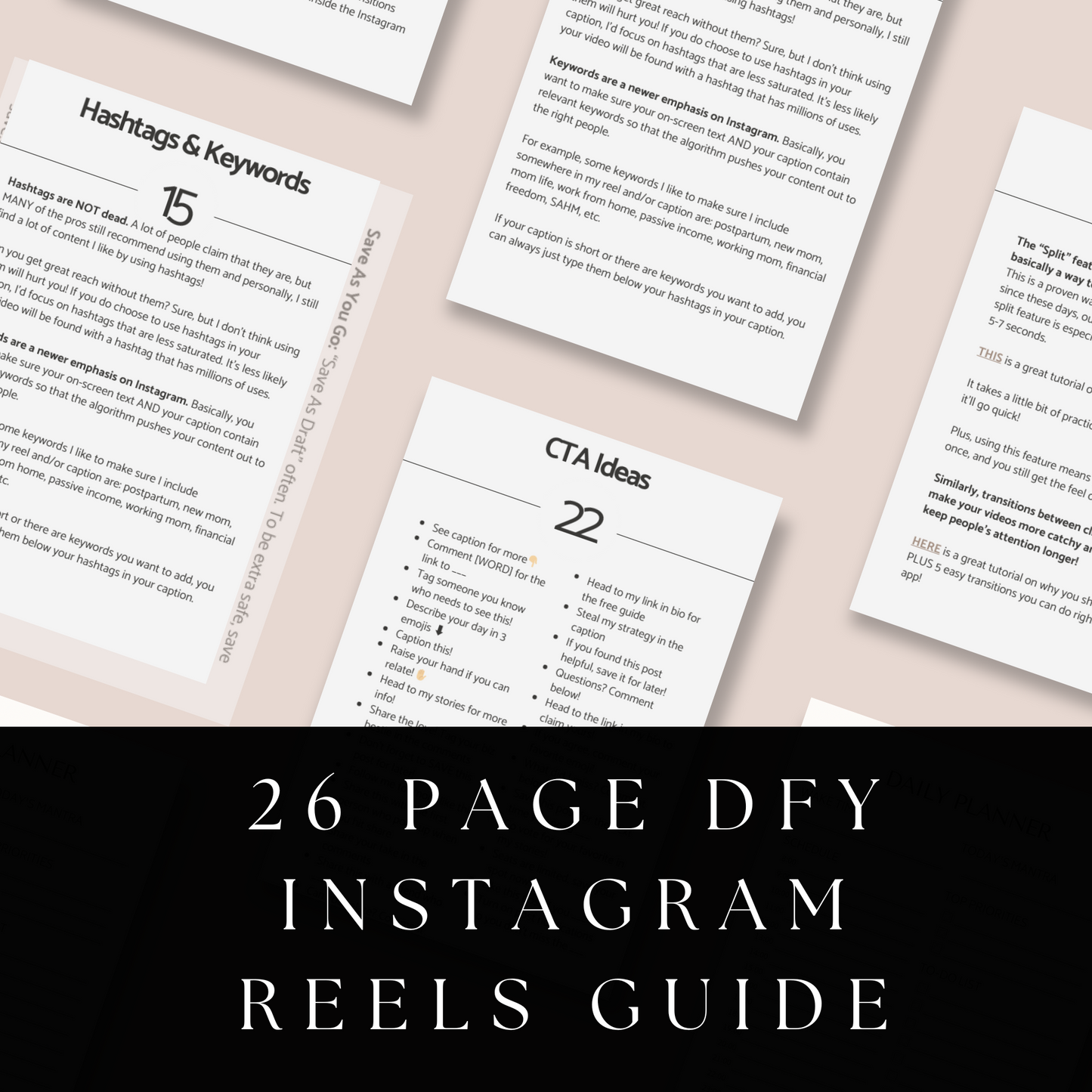 MRR & PLR INSTAGRAM REELS TAKEOVER GUIDE/ BUNDLE