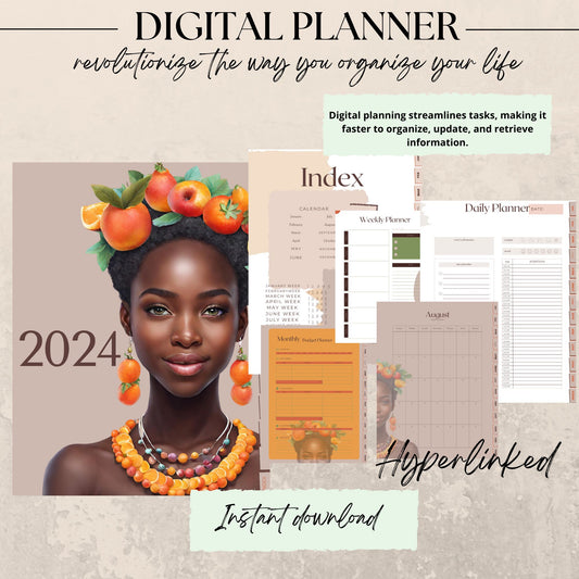 2024 Monthly Digital Planner