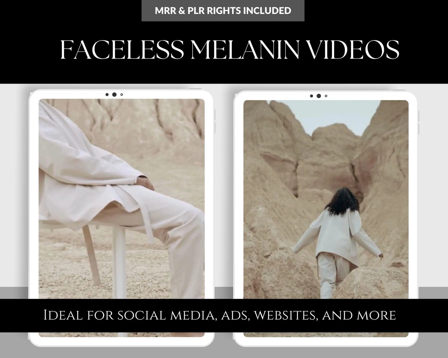 1400 + Faceless Melanin Videos Reels Bundle