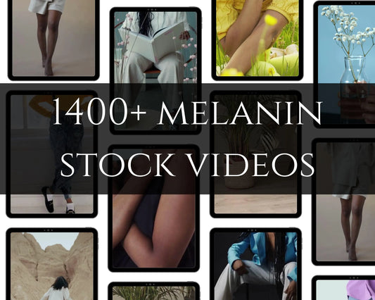 1400 + Faceless Melanin Videos Reels Bundle