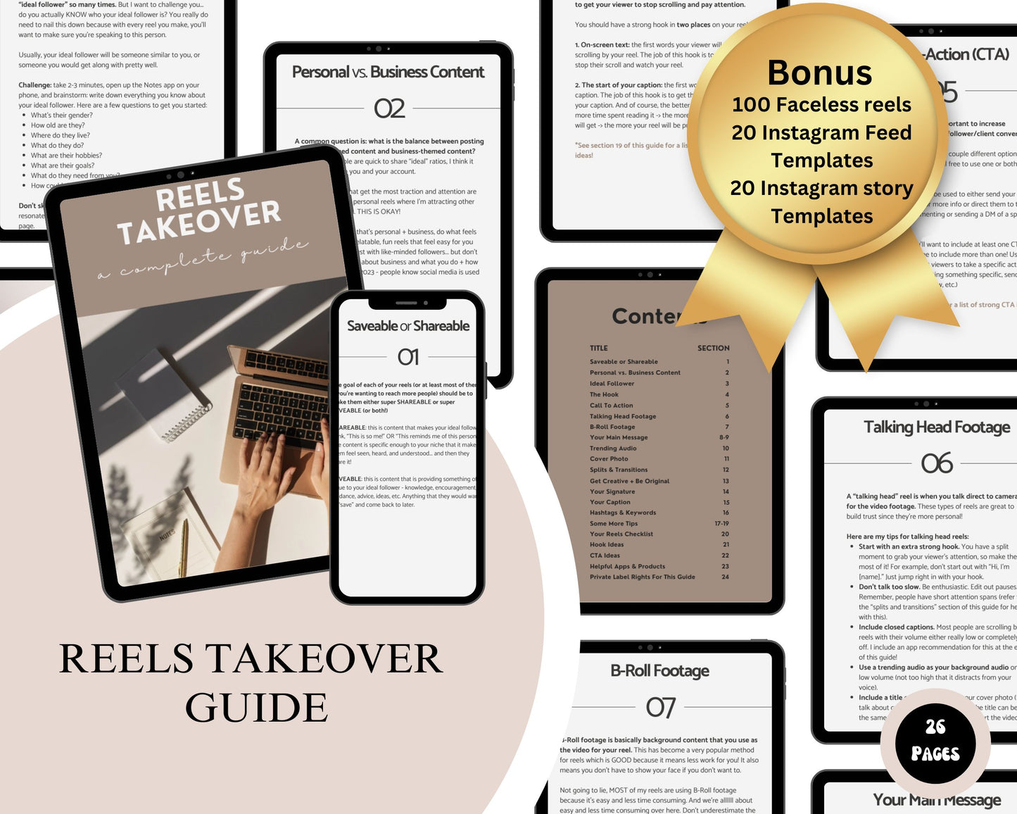 MRR & PLR INSTAGRAM REELS TAKEOVER GUIDE/ BUNDLE