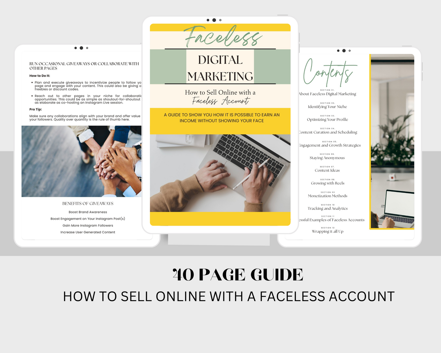 DFY FACELESS Digital Marketing Guide